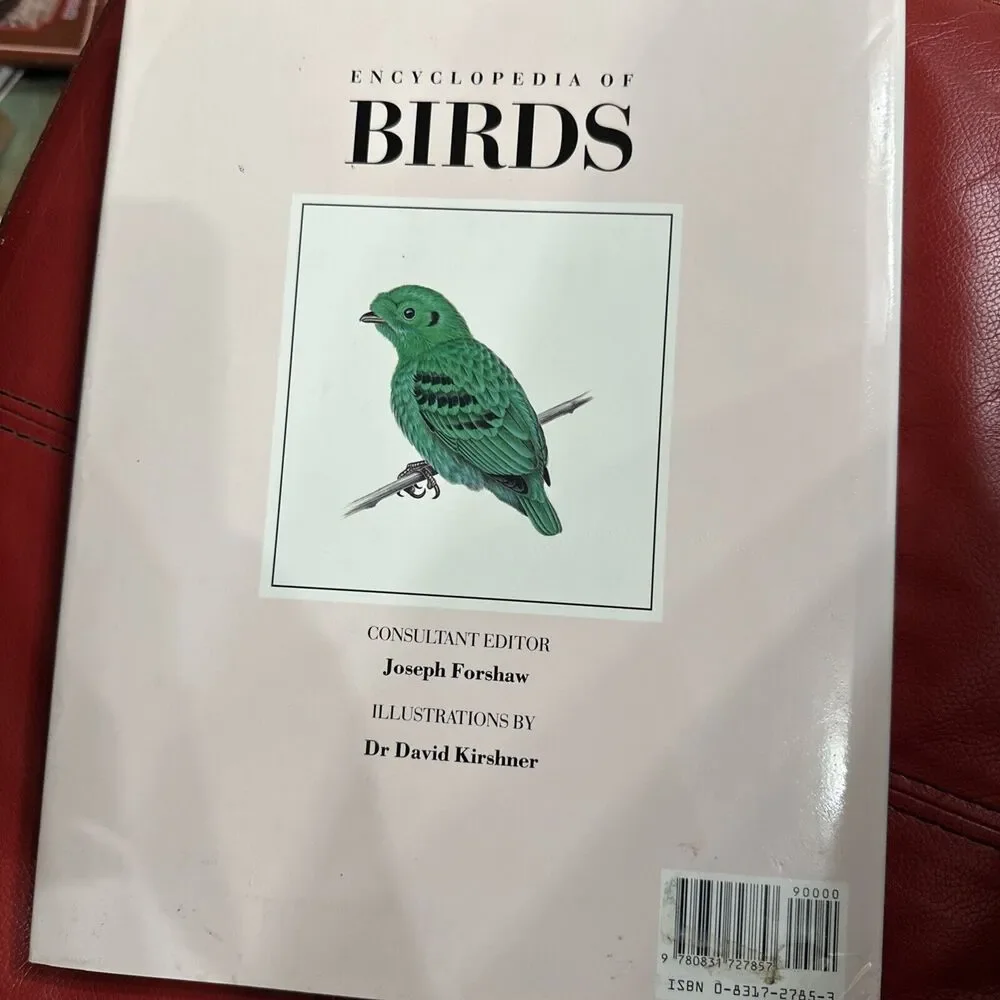 The Encyclopedia of Birds by Per‎ Christiansen (1991, Hardcover) Coffee table